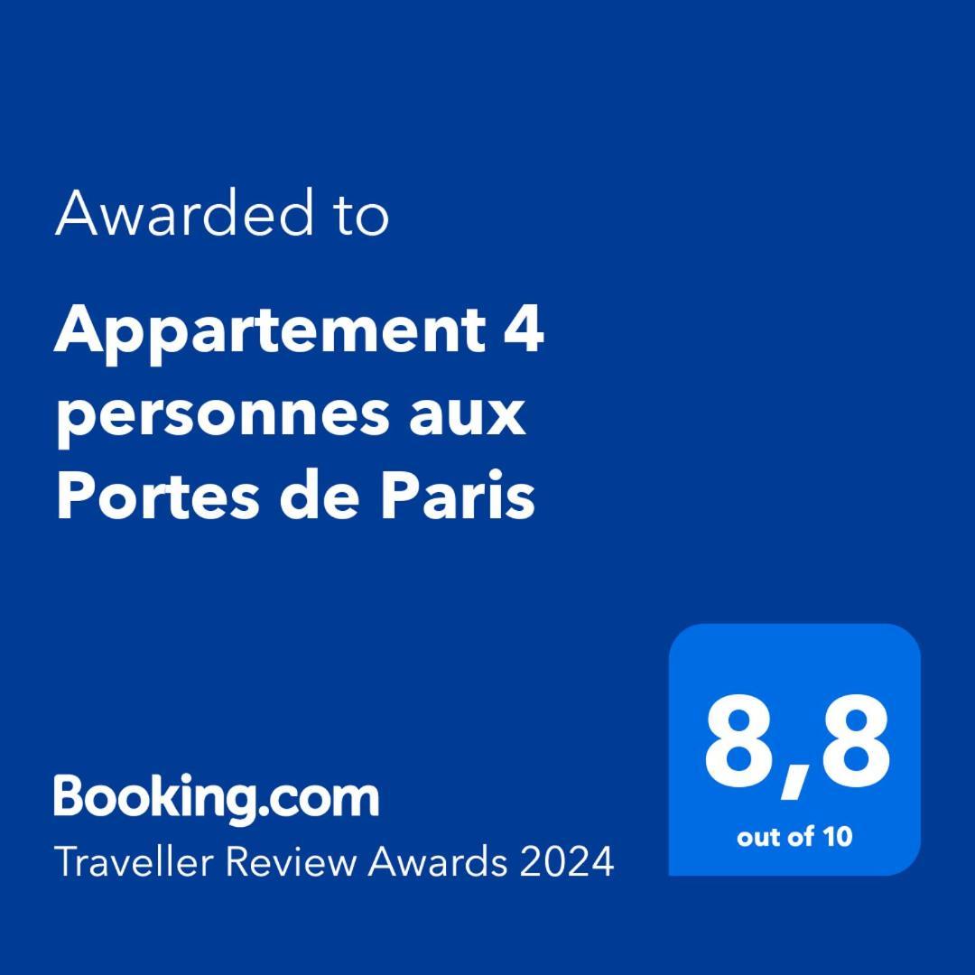 Appartement 4 Personnes Aux Portes De Paris Saint-Denis  Extérieur photo